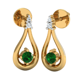 18KT Female Daily Wear 1.6 Earring