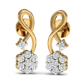 18KT Female Daily Wear 2.25 Earring
