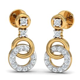 18KT Female Daily Wear 2.1 Earring