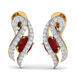 18KT Female Daily Wear 2.2 Earring