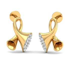 18KT Female Daily Wear 2.5 Earring