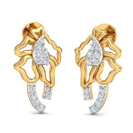 18KT Female Daily Wear 2.5 Earring