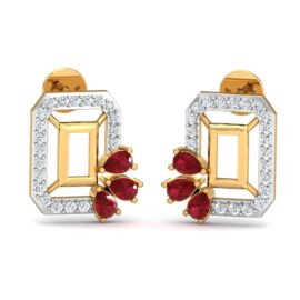 18KT Female Daily Wear 2.8 Earring