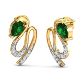 18KT Female Daily Wear 2.3 Earring