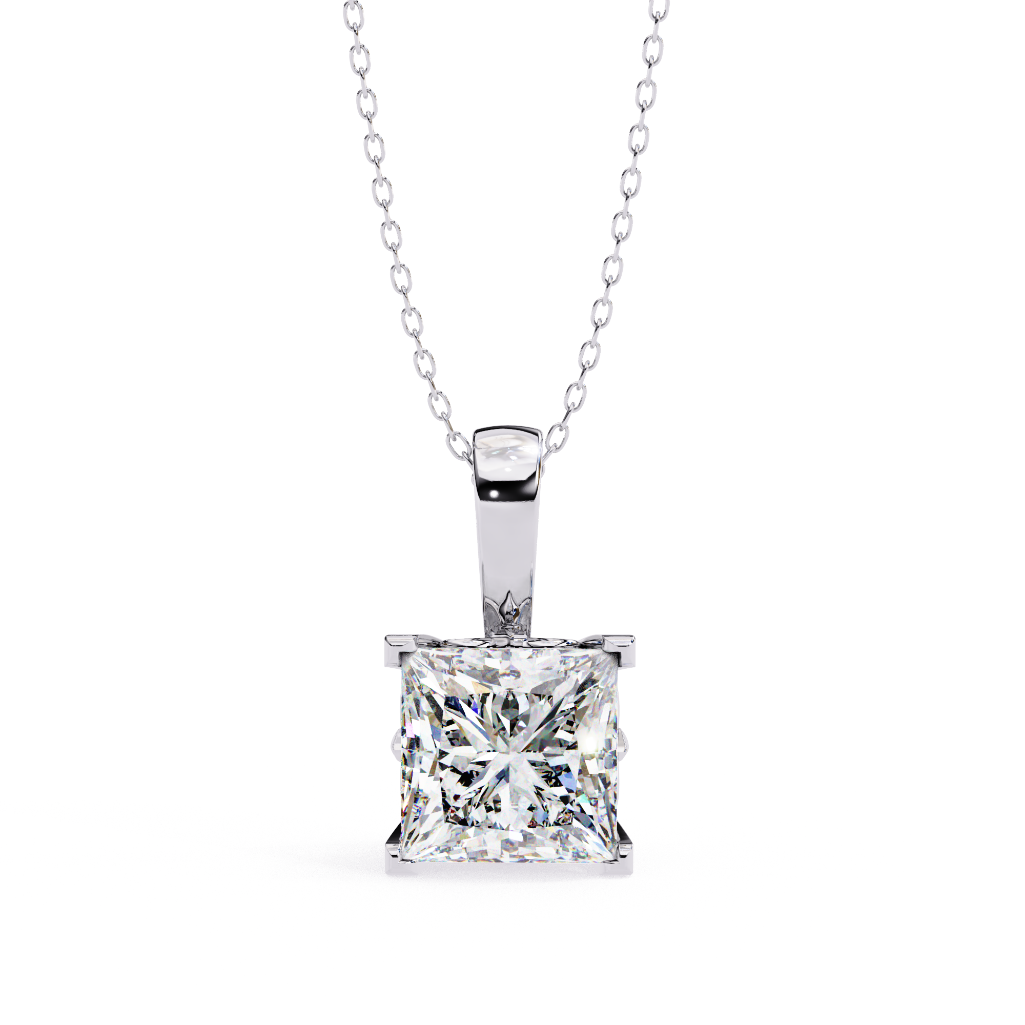 18KT Female Solitaire 4.73 Pendent