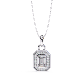 18KT Female Halo 5.97 Pendent