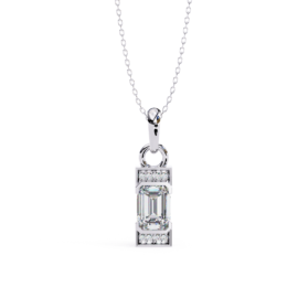 18KT Female Halo 5.1 Pendent
