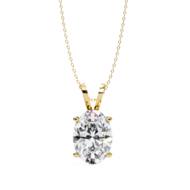 18KT Female Solitaire 4.3 Pendent