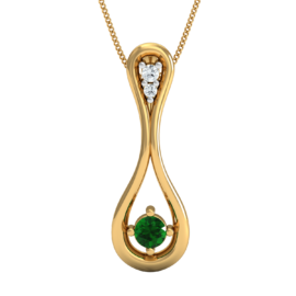 18KT Female Daily Wear 0.8 Pendent