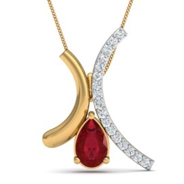 18KT Female Daily Wear 1.34 Pendent
