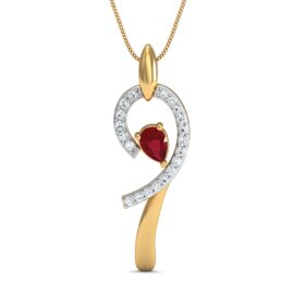 18KT Female Daily Wear 1.41 Pendent
