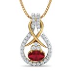 18KT Female Daily Wear 1.9 Pendent