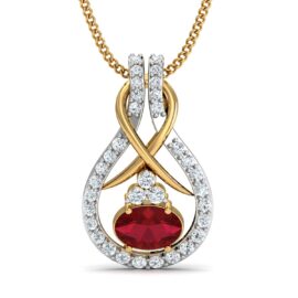 18KT Female Daily Wear 1.9 Pendent