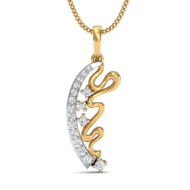 18KT Female Daily Wear 1.5 Pendent
