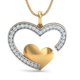 18KT Female Daily Wear 2.5 Pendent