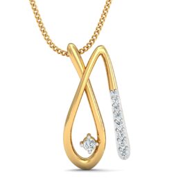 18KT Female Daily Wear Pendent