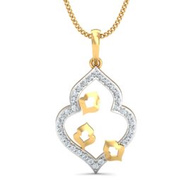 18KT Female Daily Wear 1.5 Pendent