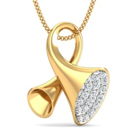 18KT Female Daily Wear 1.9 Pendent