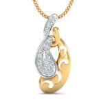 18KT Female Daily Wear 1.25 Pendent