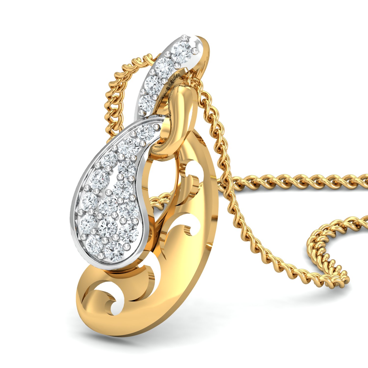 PE0195-P-1766-3.jpg 18KT Female Daily Wear 1.25 Pendent