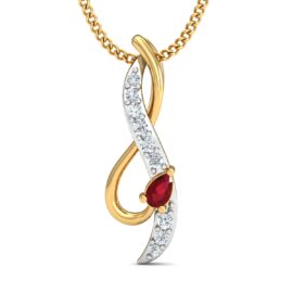18KT Female Daily Wear 1.2 Pendent