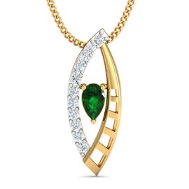 18KT Female Daily Wear 1 Pendent