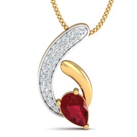 18KT Female Daily Wear 1.6 Pendent