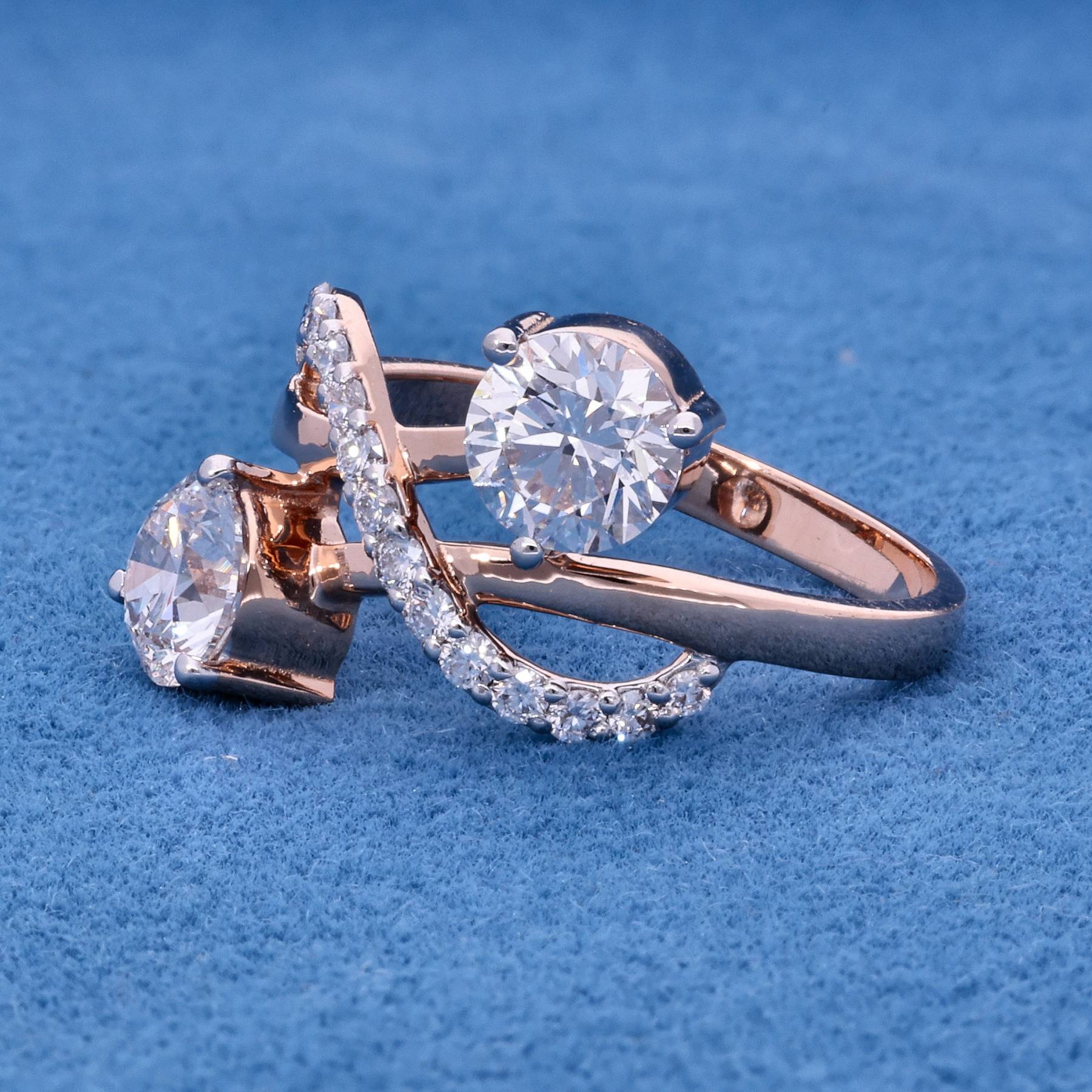 14KT Female Solitaire 3.66 Ring