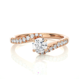 18KT Female Solitaire Ring