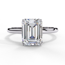 18KT Female Solitaire 3.55 Ring