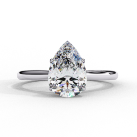 18KT Female Solitaire 3.07 Ring