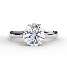 18KT Female Solitaire 3.55 Ring