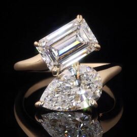 Toi et Moi Lab-Grown Diamond Ring