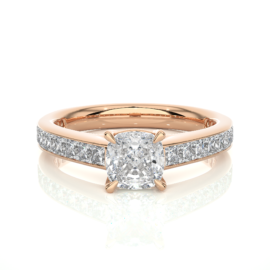 18KT Female Solitaire 5.63 Ring