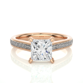 18KT Female Solitaire 5.3 Ring