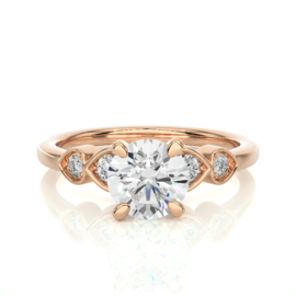 18KT Female Solitaire 3.52 Ring