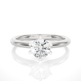18KT Female Solitaire 4.21 Ring