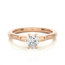 18KT Female Solitaire 4.71 Ring