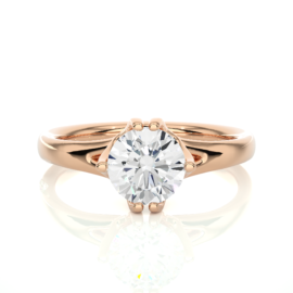 18KT Female Solitaire 4.33 Ring