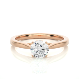 18KT Female Solitaire 3.72 Ring