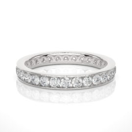 18KT Female Eternity  3.54 Ring