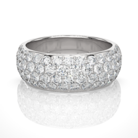 18KT Female Bands 11 Ring