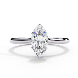 18KT Female Solitaire 3.11 Ring