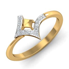 18KT Female Daily Wear 2.88 Ring