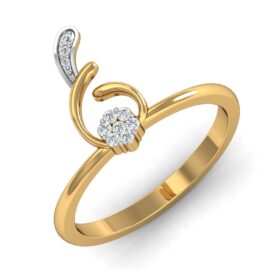 18KT Female Daily Wear 2.94 Ring
