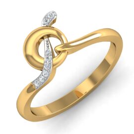 18KT Female Daily Wear 3.4 Ring
