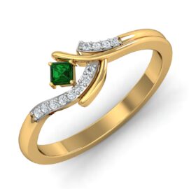 18KT Female Daily Wear Ring
