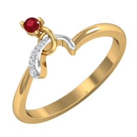 18KT Female Daily Wear 3.05 Ring