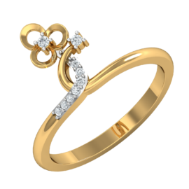 18KT Female Daily Wear 3.3 Ring
