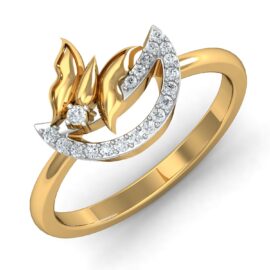 18KT Female Daily Wear 4 Ring